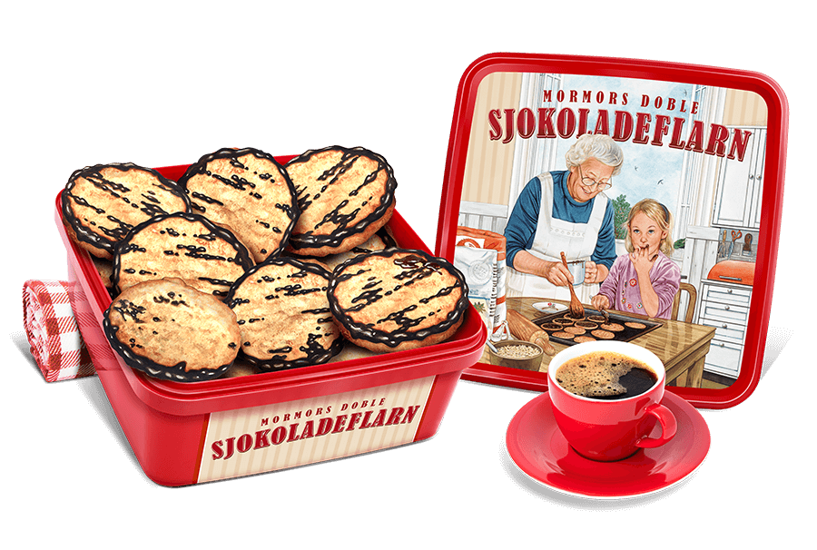 Mormors Doble Sjokoladeflarn