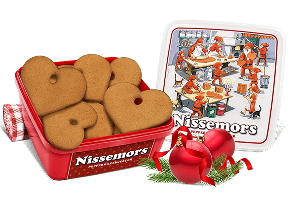Nissemors Pepperkakehjerter