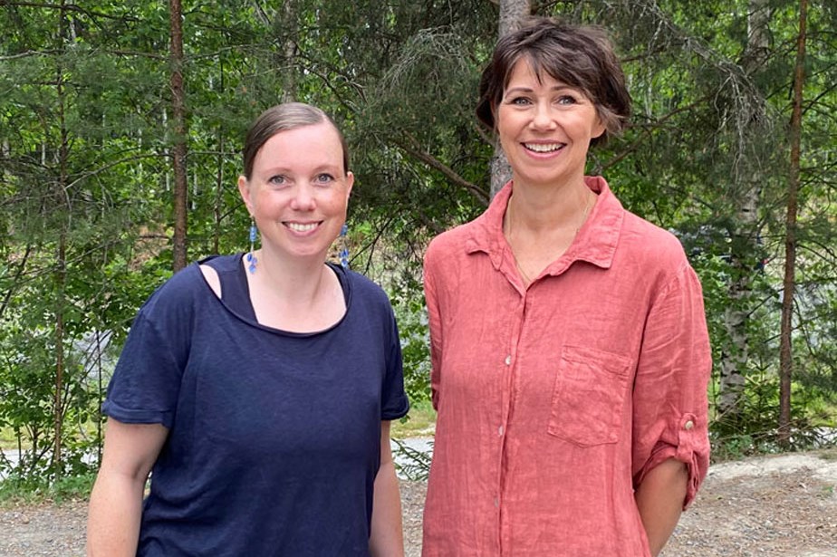 Julie Steinsveen og Renate Skalstad