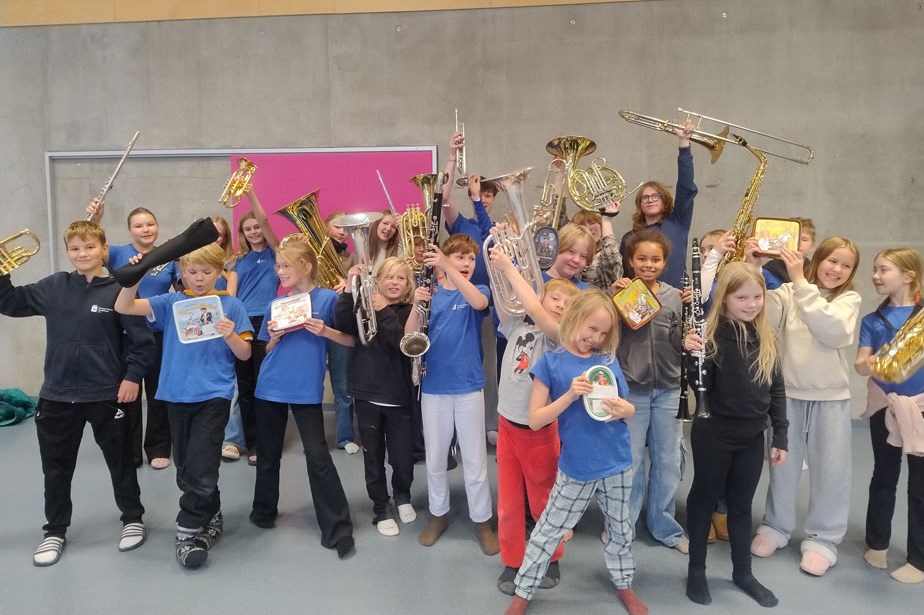 Dugnadsglede og korpsånd i Tromsø Folkeskoles Musikkorps