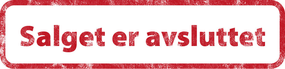 Salget er avsluttet